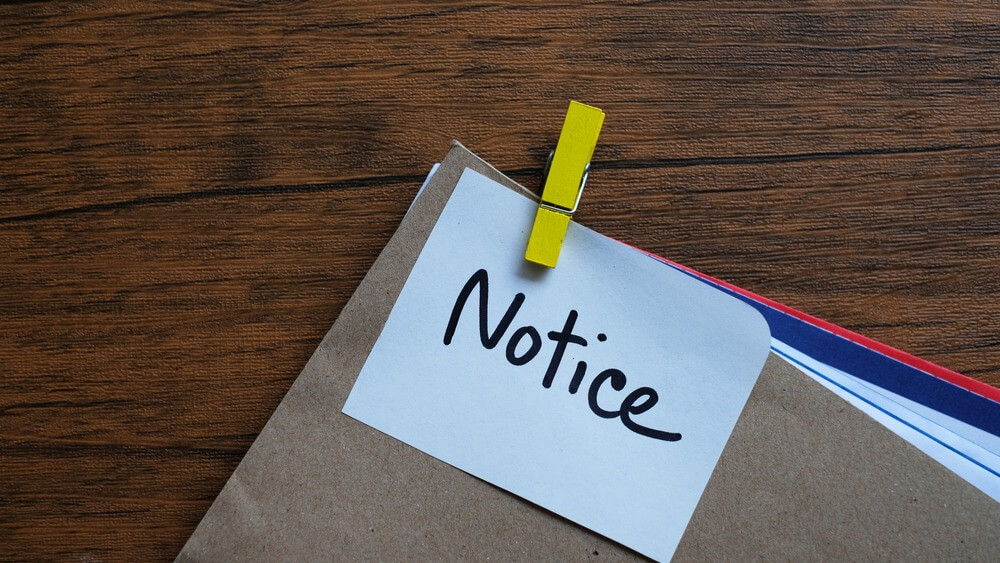 Notice of Hearing