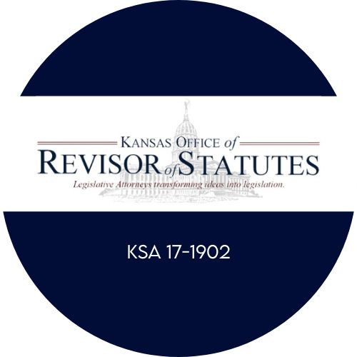 K.S.A. 17-1902
