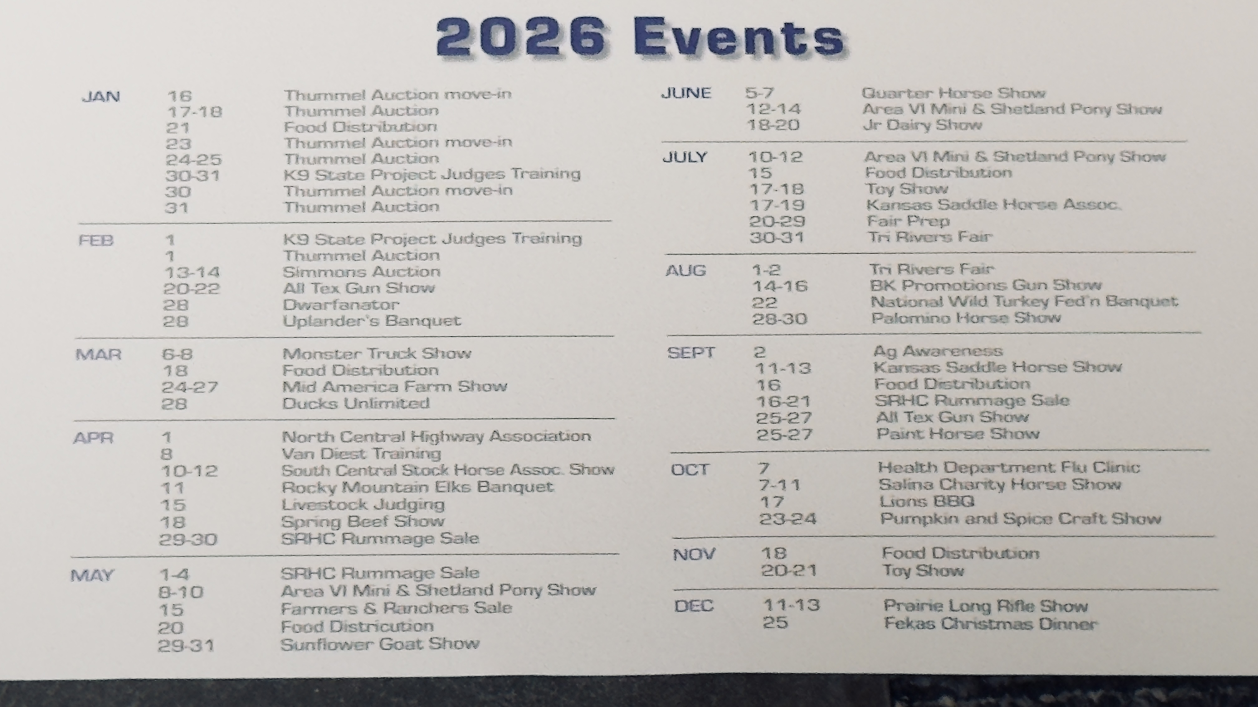 News Image 2026 Calendar