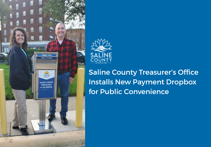 News Image Saline County Treasurer’s Office Installs New Payment Dropbox for Public Convenience